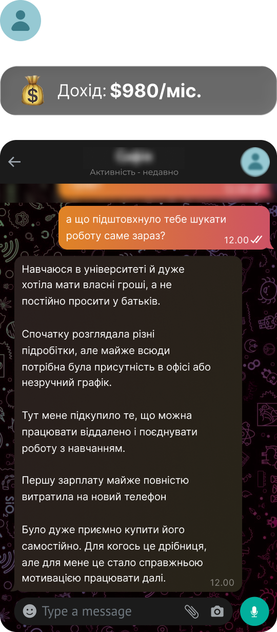 Відгук Софії
